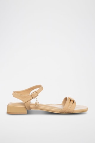 Sandales en cuir - Beige - Laura Biagiotti
