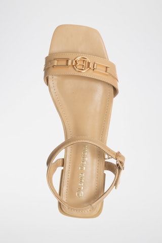 Sandales en cuir - Beige - Laura Biagiotti