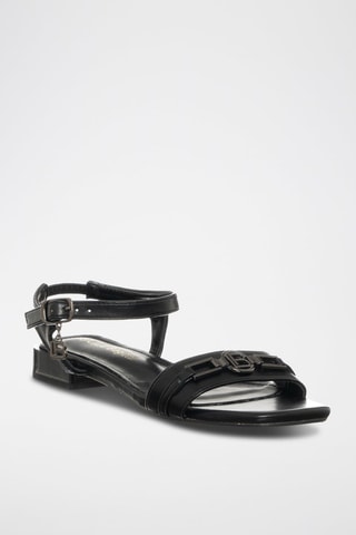 Sandales en cuir - Noir - Laura Biagiotti