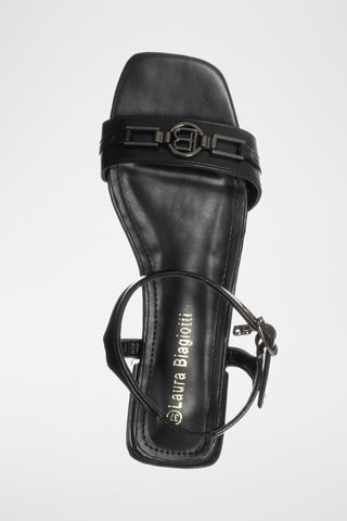 Sandales en cuir - Noir - Laura Biagiotti