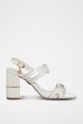 Sandalen met Hak - Ecru