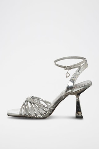 Sandalen met Hak - Zilverkleurig