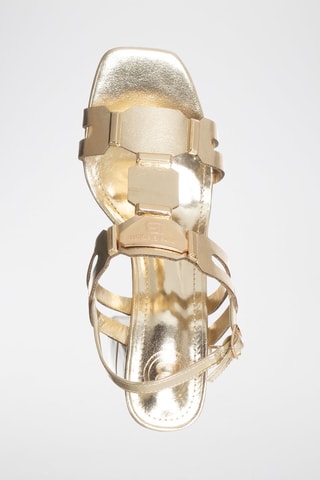 Sandalen met Hak Goudkleurig 
