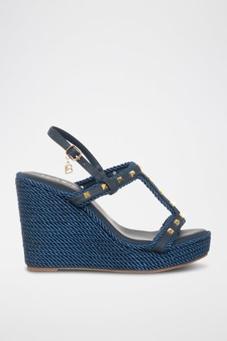 Denim Sandalen - Marineblauw Laura Biagiotti