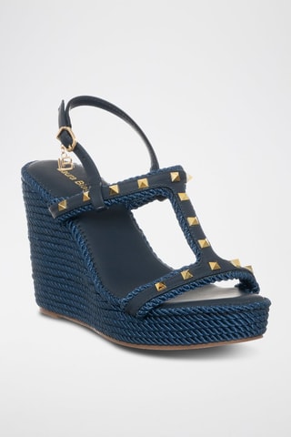 Denim Sandalen - Marineblauw Laura Biagiotti