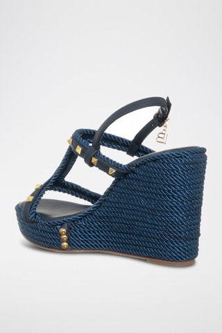 Denim Sandalen - Marineblauw Laura Biagiotti