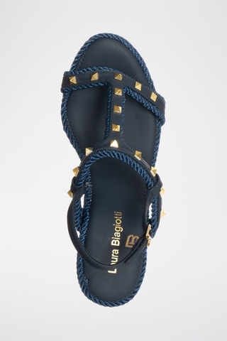 Denim Sandalen - Marineblauw Laura Biagiotti