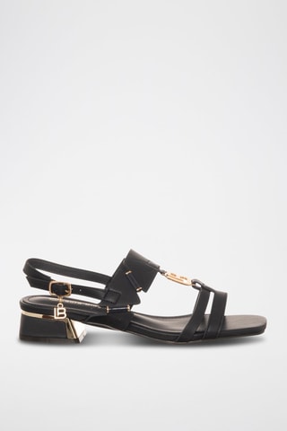 Sandalen met Hak - Marineblauw - Laura Biagiotti