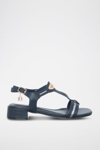 Sandalen met Hak - Marineblauw - Laura Biagiotti