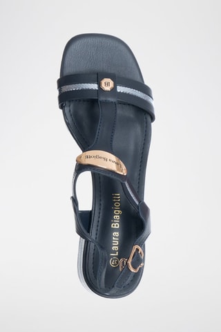 Sandalen met Hak - Marineblauw - Laura Biagiotti