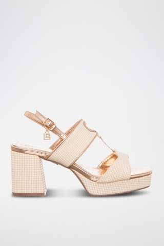 Sandalen met Hak - Nude - Laura Biagiotti
