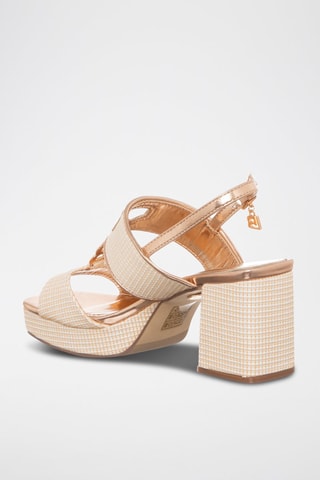 Sandalen met Hak - Nude - Laura Biagiotti