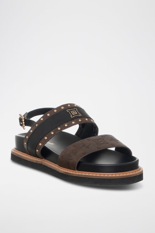 Sandales plateformes - Marron - Laura Biagiotti