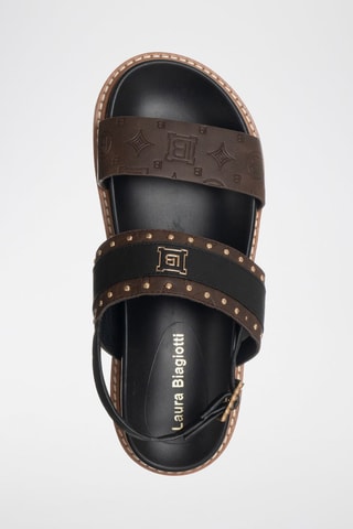 Sandales plateformes - Marron - Laura Biagiotti