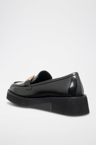 Mocassins plateformes vernis - Noir - Tua By Braccialini