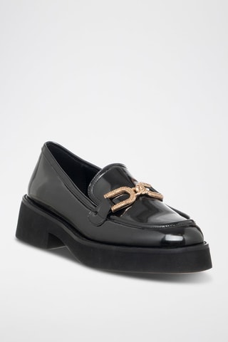 Mocassins plateformes vernis - Noir - Tua By Braccialini