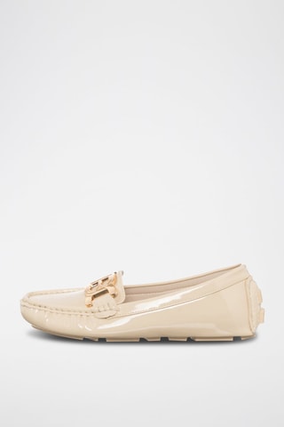 Mocassins en cuir verni - Beige - Laura Biagiotti