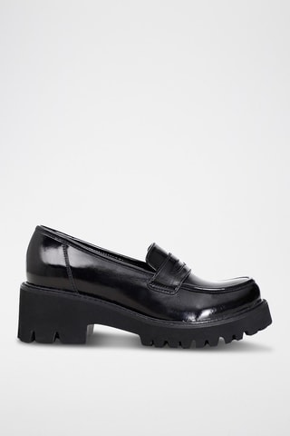 Mocassins en cuir de veau - Noir - Café Noir