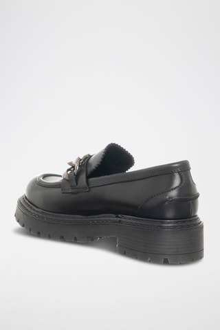 Mocassins en cuir de veau - Noir - Café Noir
