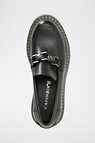 Mocassins en cuir - 
Noir - Café Noir