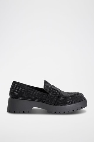 Mocassins en cuir - 
Noir - Café Noir