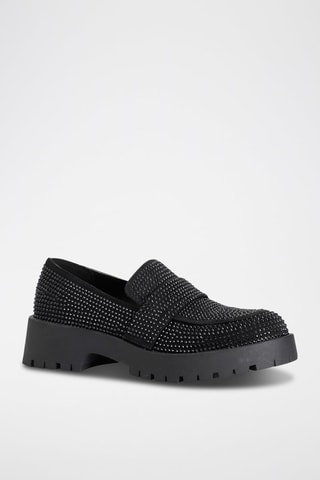Mocassins en cuir - 
Noir - Café Noir