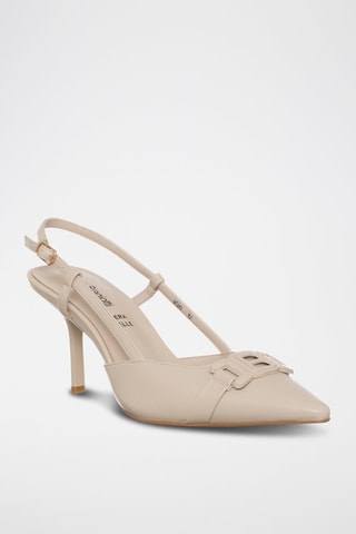 Pumps met Bandjes - Beige