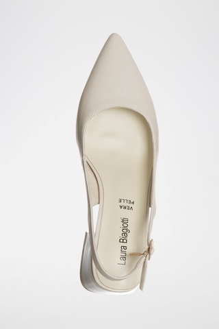 Pumps met Bandje - Ivoorkleurig 