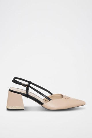 Pumps met Bandjes - Beige