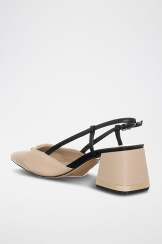 Pumps met Bandjes - Beige