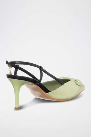 Pumps Zeegroen en Zwart