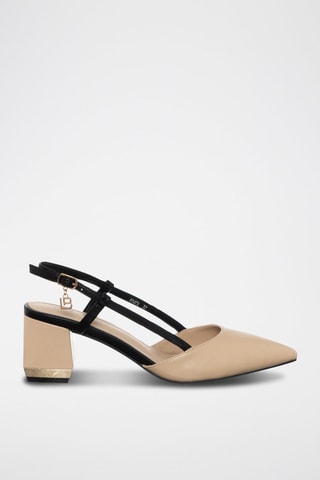 Pumps Beige en Zwart