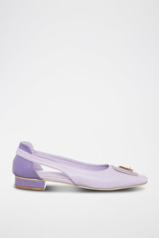 Leren Ballerina's Lichtpaars