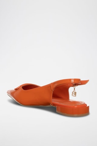 Pumps met Gelakte Bandjes - Oranje
