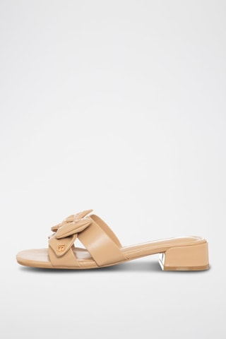 Muiltjes met Hak Beige