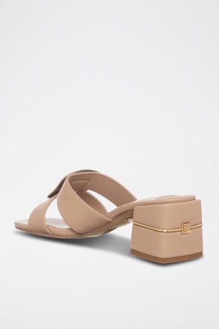 Muiltjes met Hak Beige 