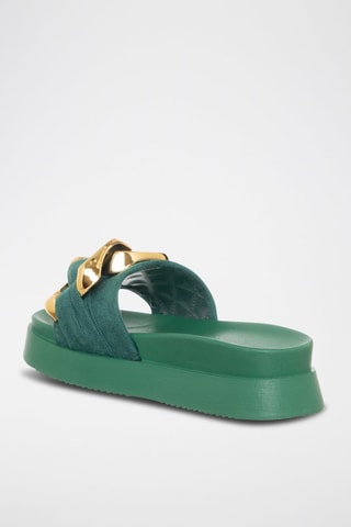 Mules com plataforma Verde - Laura Biagiotti