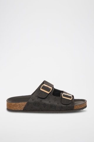 Mules com plataforma - Preto - Laura Biagiotti