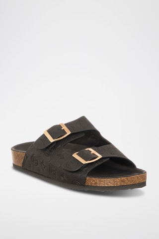 Mules com plataforma - Preto - Laura Biagiotti