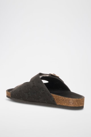 Mules com plataforma - Preto - Laura Biagiotti