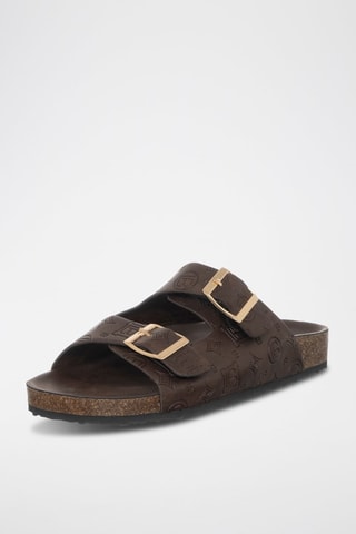Mules com plataforma - Castanho - Laura Biagiotti