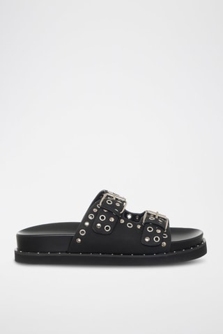 Mules com plataforma - Preto - Laura Biagiotti