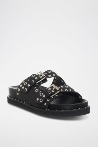 Mules com plataforma - Preto - Laura Biagiotti