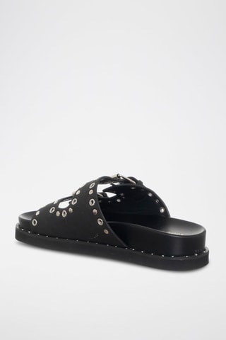 Mules com plataforma - Preto - Laura Biagiotti