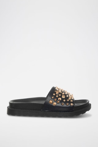 Mules com plataforma - Preto - Laura Biagiotti