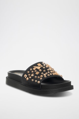 Mules com plataforma - Preto - Laura Biagiotti