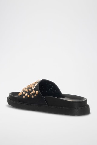 Mules com plataforma - Preto - Laura Biagiotti