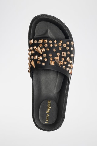 Mules com plataforma - Preto - Laura Biagiotti