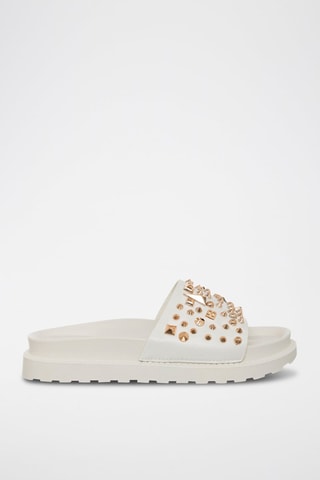 Mules com plataforma - Branco - Laura Biagiotti