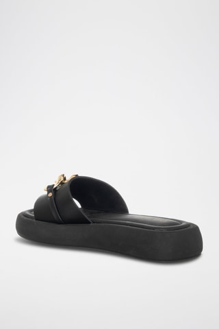 Mules com plataforma - Preto - Laura Biagiotti
